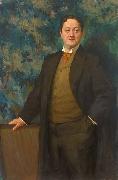 Heinrich Hellhoff Portrait des Kammersangers Paul Knupfer china oil painting artist